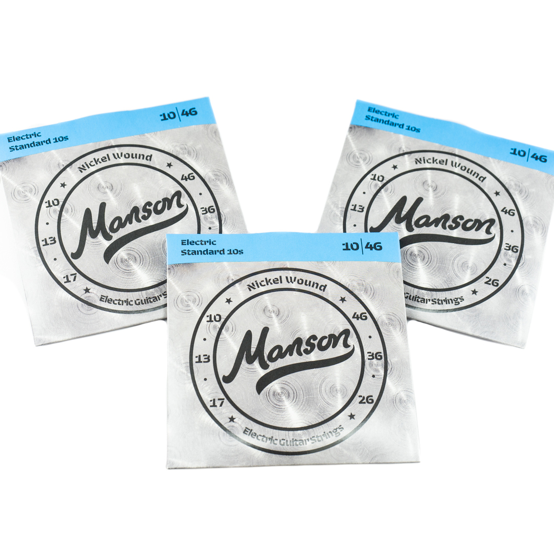 Manson Electric Guitar Strings Gauge 10-46 Multi-Pack