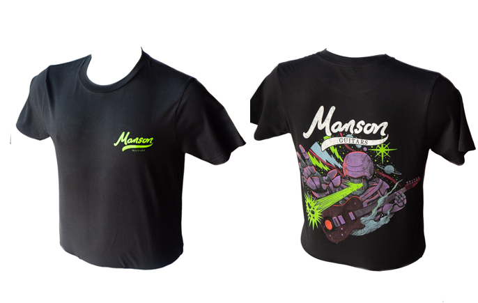 Manson Guitars T-Shirt, Black