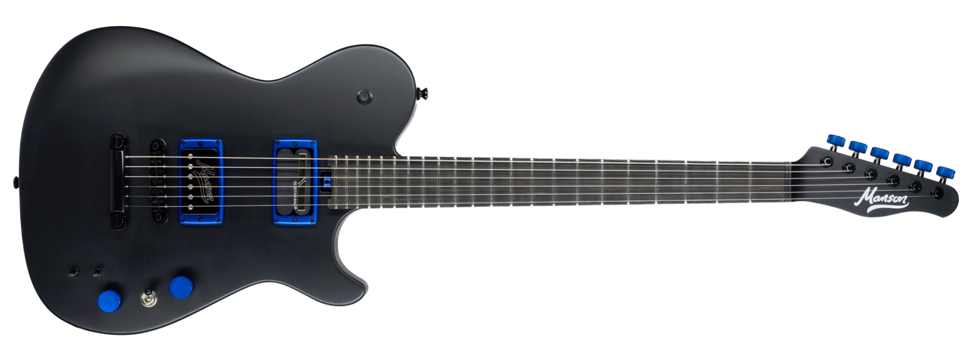 MA EVO Sustainiac Dry Satin Black Blue Custom Hardware