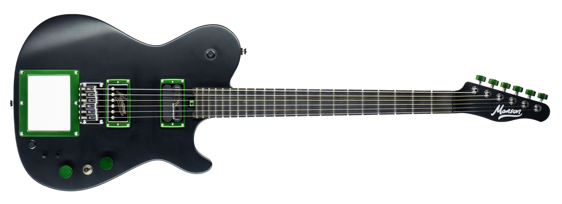 MA EVO MIDI and Sustainiac Dry Satin Green Custom Hardware