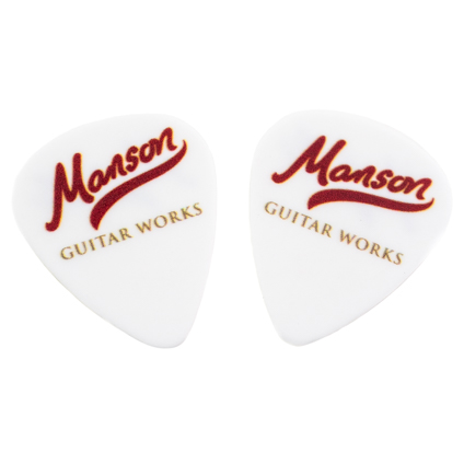 Manson Guitar Works Tortex Plectrum White