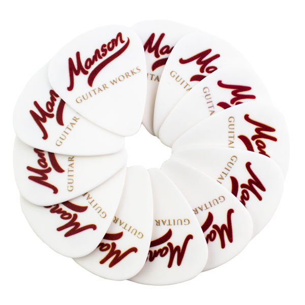 Manson Guitar Works Tortex Plectrum Pack White