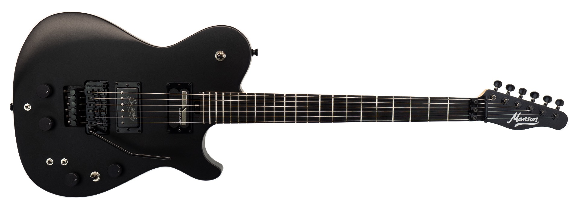 MA EVO Floyd Rose Sustainiac and Fuzz Factory Black Hardware