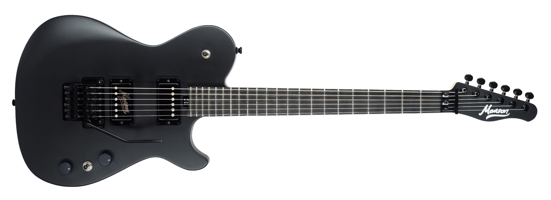 MA EVO Floyd Rose Dry Satin Black Black Hardware